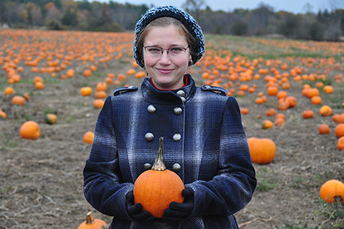 Picking Pumpkins in Upstate NY